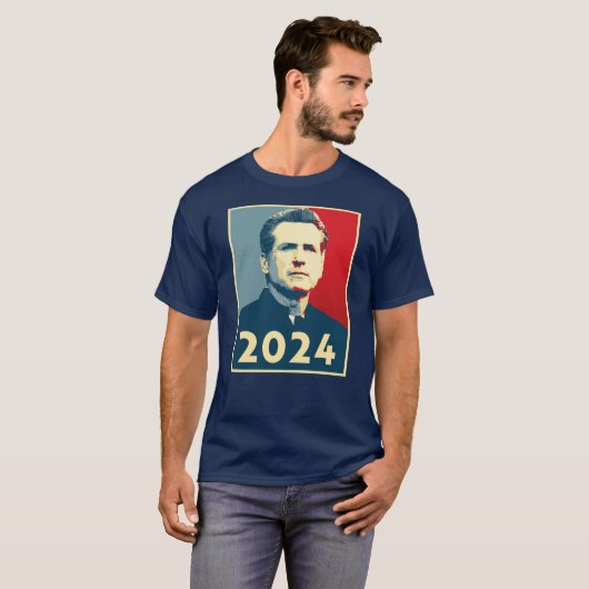 2024: Gavin Newsom T-Shirt (Vorne ganz)