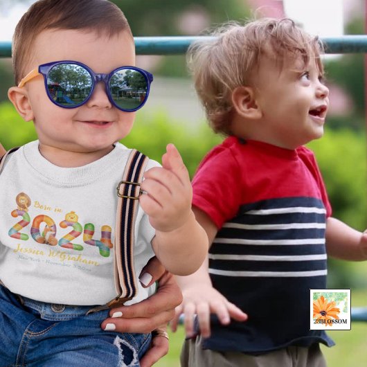 2024 geborenes Geschenk für personalisierte Kleink Baby Strampler