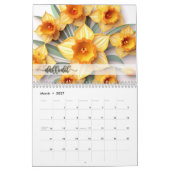 2024 Geburtstag Blume Kalender Artikel Kunst (Mär 2027)