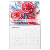 2024 Geburtstag Blume Kalender Artikel Kunst (Jan 2027)