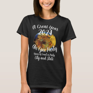 2024 Geburtstagsfeier Mädchen Junge Mama Papa Absc T-Shirt