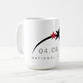 2024 Gesamt Solar Eclipse Tasse (Vorderseite Links)