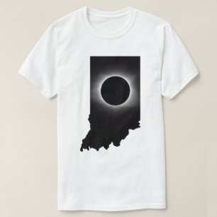 2024 Gesamter Solar Eclipse Indiana T - Shirt
