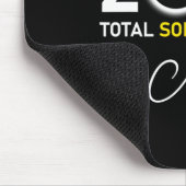 2024 Gesamter Solar-Eclipse-Maine-Staat Mousepad (Ecke)