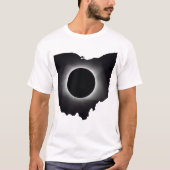 2024 Gesamter Solar Eclipse Ohio T - Shirt (Vorderseite)