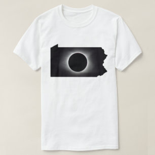 2024 Gesamter Solar Eclipse Pennsylvania T - Shirt