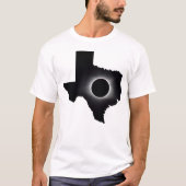 2024 Gesamter Solar Eclipse Texas T - Shirt (Vorderseite)