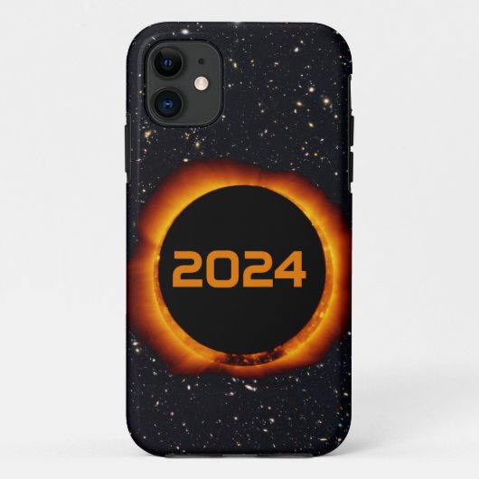 2024 Gesamter Sonnenstuhl Datum Starry Sky Case-Mate iPhone Hülle (Rückseite)