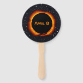 2024 Gesamter Sonnenstuhl Datum Starry Sky Fächer (Rückseite)