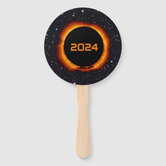 2024 Gesamter Sonnenstuhl Datum Starry Sky Fächer (Vorderseite)