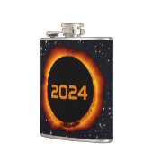 2024 Gesamter Sonnenstuhl Datum Starry Sky Flachmann (Links)