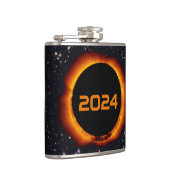 2024 Gesamter Sonnenstuhl Datum Starry Sky Flachmann (Rechts)