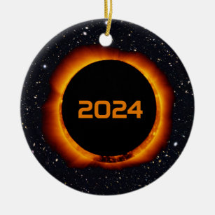 2024 Gesamter Sonnenstuhl Datum Starry Sky Keramik Ornament