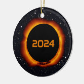 2024 Gesamter Sonnenstuhl Datum Starry Sky Keramik Ornament (Links)