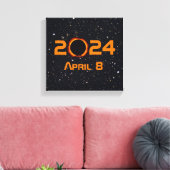 2024 Gesamter Sonnenstuhl Datum Starry Sky Leinwanddruck (Insitu (Wohnzimmer))