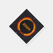 2024 Gesamter Sonnenstuhl Datum Starry Sky Serviette (Ecke)