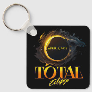 2024 Gesamtsolarausstoß 8. April Schlüsselanhänger