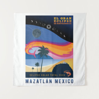 2024 Gesamtsolariserie Mazatlan Wandteppiche