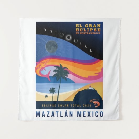 2024 Gesamtsolariserie Mazatlan Wandteppiche (Vorderseite)