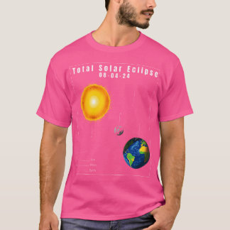 2024 Gesamtsolarmee April 8 Astronomie Lover T-Shirt