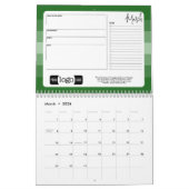 2024 Geschäftsgrüße mit Logo-Geschenk Kalender (Mär 2026)