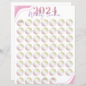 2024 Gewichtsabnahmeüberwachung | Progress Tracker (Vorne/Hinten)