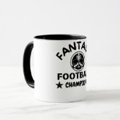 2024 Gewinner Fantasy Football Champion Tasse (Vorderseite Links)