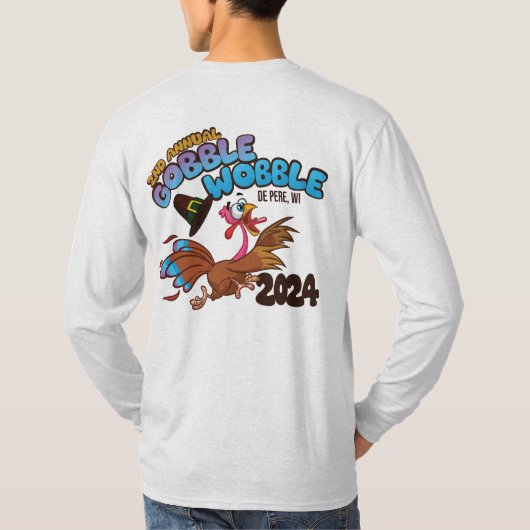 2024 Gobble Wobble Long Sleeve T-Shirt (Rückseite)