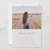 2024 Grad Ankündigung und Party Einladung (Rückseite)