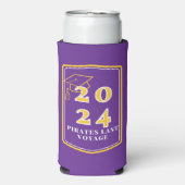 2024 Grad Koozie - Lila Selters Dosenkühler (Seltzer Vorderseite)