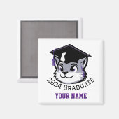 2024 Grad Magnet-Geschenk Magnet (Vorderseite/Rückseite)