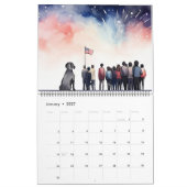 2024 Great Dane Water Color (anpassbar) Kalender (Jan 2027)
