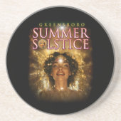 2024 Greensboro Summer Solstice Festival Getränkeuntersetzer (Vorne)