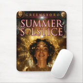 2024 Greensboro Summer Solstice Souvenir Mousepad (Mit Mouse)