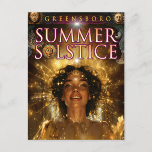 2024 Greensboro Summer Solstice Souvenir Postkarte