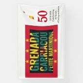 2024 GRENADA 50 Jahre Unabhängigkeit Banner (Vertikal)