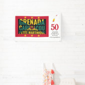 2024 GRENADA 50 Jahre Unabhängigkeit Banner (InSitu)