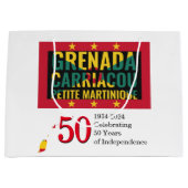 2024 GRENADIAN 50 Jahre Unabhängigkeit Große Geschenktüte (Vorderseite)