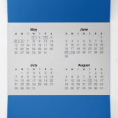 2024 Griechenland Reisekalender mit griechischen F Dreifach-gefaltete Programmkarte (Innenseite Mitte)