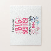 2024 Große Schwester Gewartet für Neues Baby Gesch Puzzle (Vertikal)