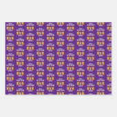 2024 Große Schwester Tiger Liebe Herz Geschenkpapier Set (Vorderseite 2)