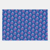 2024 Große Schwester Unicorn Herz Geschenkpapier Set (Vorderseite 3)