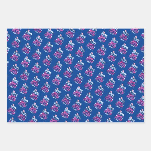 2024 Große Schwester Unicorn Herz Geschenkpapier Set (Vorderseite 3)