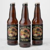 2024 habe ich mein ganzes Leben lang gedauert Bierflaschenetikett (Flaschen)