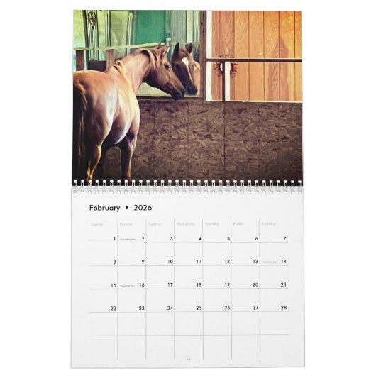 2024 Heartsong-Pferdekalender Kalender (Feb 2026)