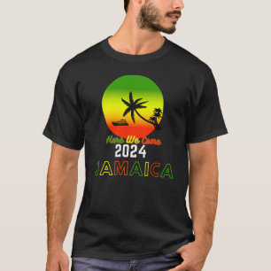 2024 Here We Come Jamaica zeigt Bilder in Jamai T-Shirt