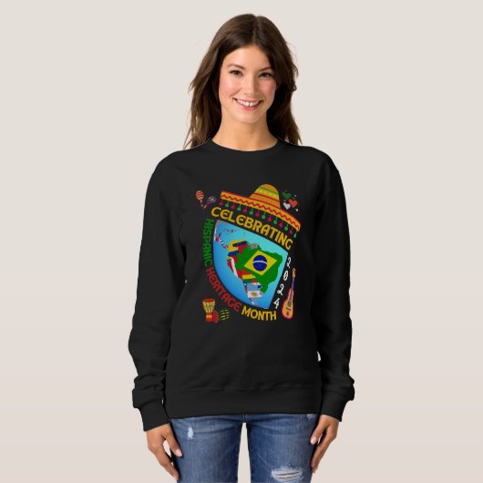 2024: HISPANISCHES ERBE MONAT SWEATSHIRT (Vorne ganz)