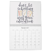 2024 Homeschool Life Original Quotes Kalender (Jan 2027)