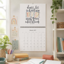 2024 Homeschool Life Original Quotes Kalender