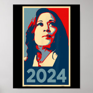 2024 Hope Kamala Harris Obama 47. Abstimmung Fraue Poster